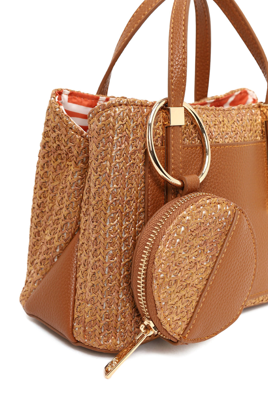 Woman Brown Long-Strap Mini Shoulder Bag