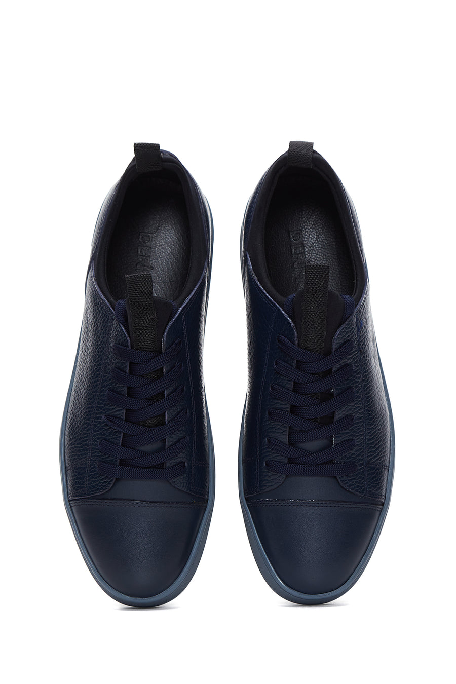 Men's Navy Blue Leather Sneaker