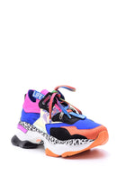 Women's Colorful High-Sole Sneaker | Derimod