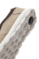 Men's Beige Nubuck Leather Casual Loafer | Derimod