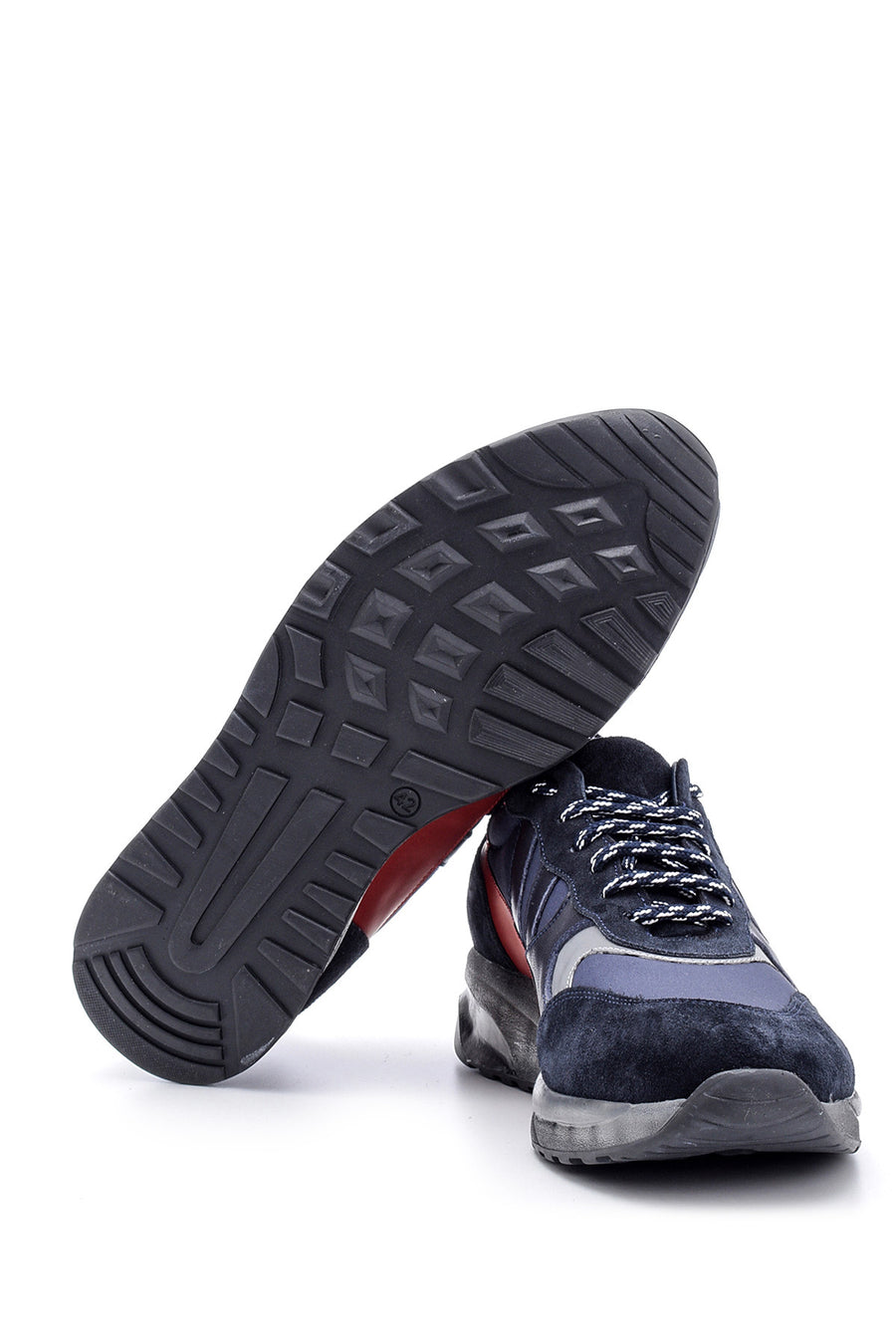 Men's Transparent Sole Leather Sneaker
