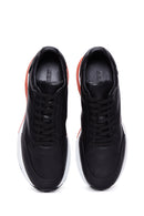 Erkek Siyah Deri Sneaker | Derimod