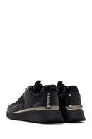 Women's Black Thick Soled Sneaker | Derimod