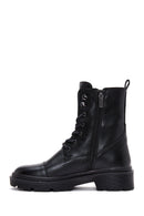 Women's Black Zippered Boots | Derimod