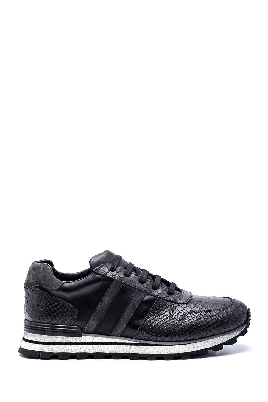 Erkek Deri Kroko Sneaker 21WFD6406E3 | Derimod