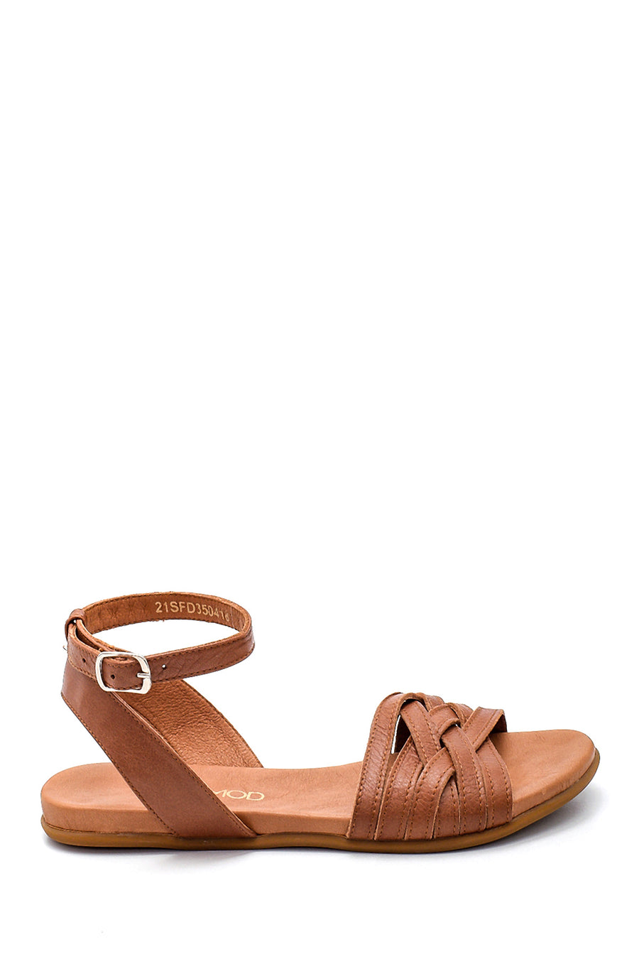 Kadın Casual Deri Sandalet 21SFD350518 | Derimod