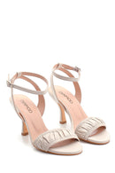 Women's Leather Heeled Sandals | Derimod