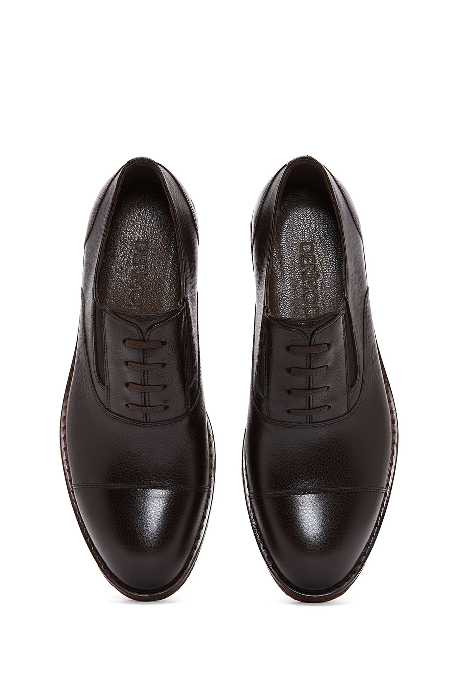 Men's Brown Leather Oxford Casual Shoes