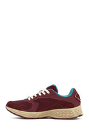 Derimod Studio Women's Burgundy Lace-Up Thick-Soled Sneaker | Derimod