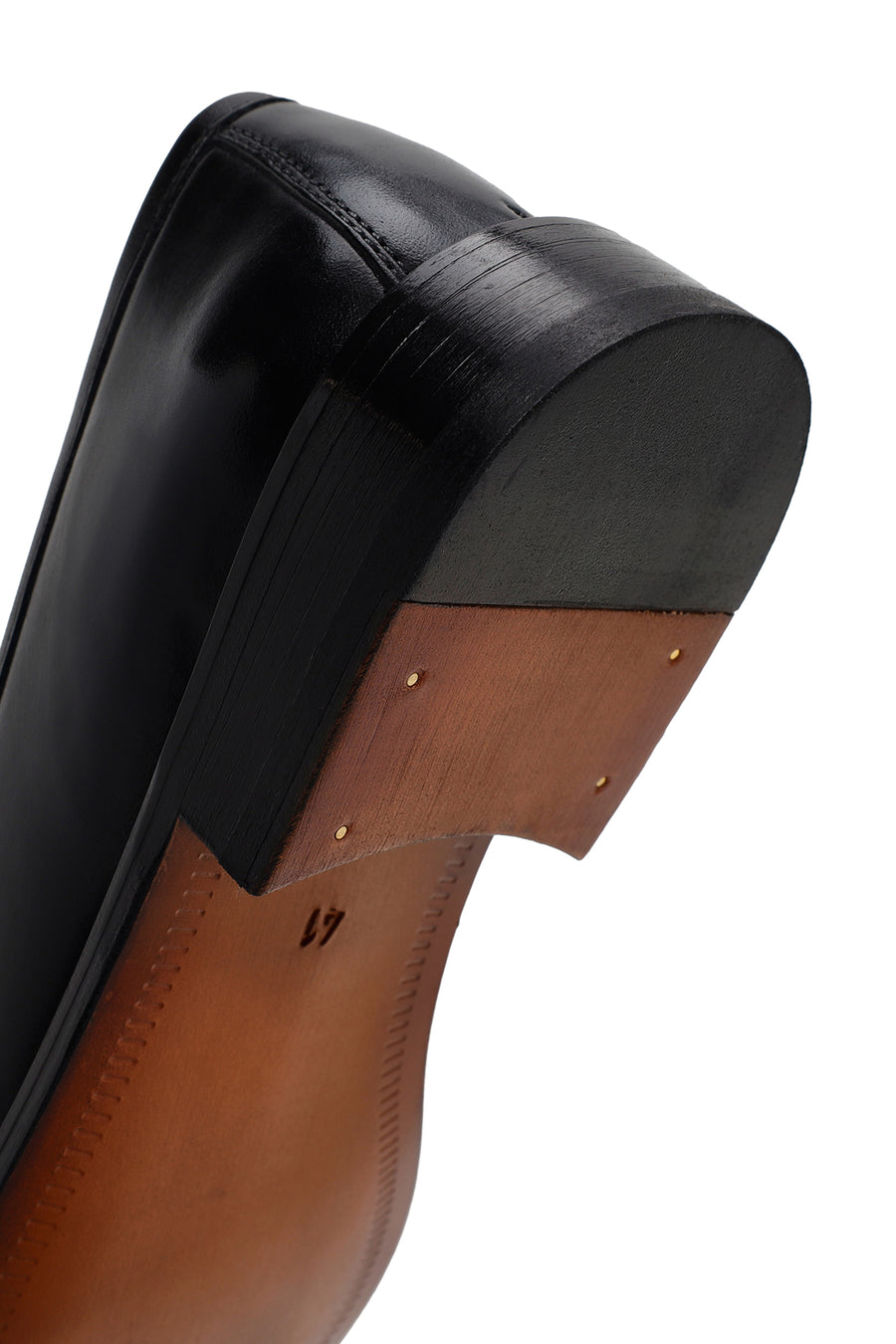 Men's Black Leather Classic Loafer
