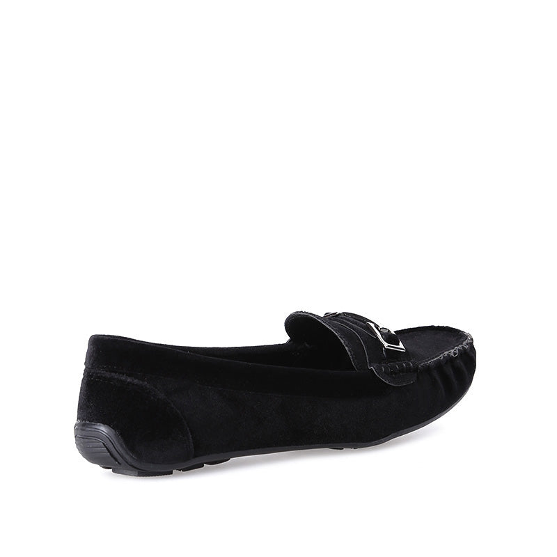Tokalı Kadın Süet Loafer