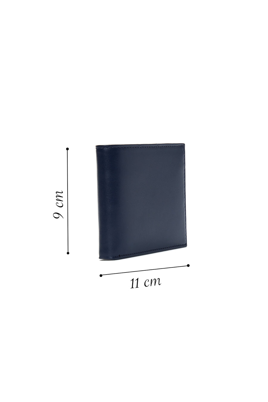 Men's Navy Blue Leather Casual Wallet