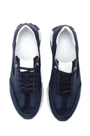 Erkek Deri Desenli Sneaker | Derimod