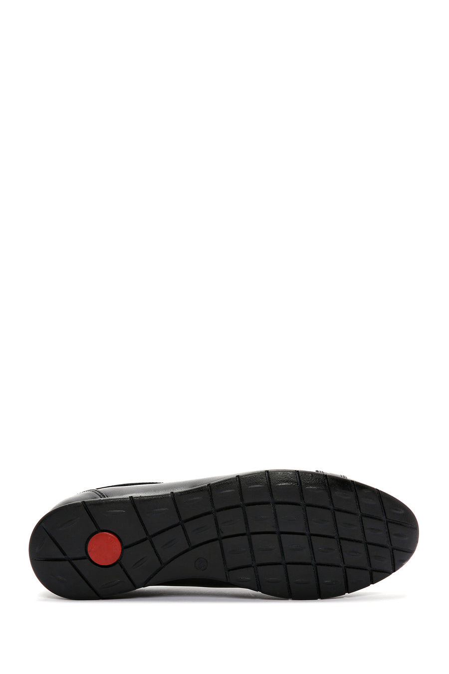Men's Black Leather Casual Shoes