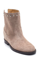 Women's Leather Bead Detailed Boots | Derimod