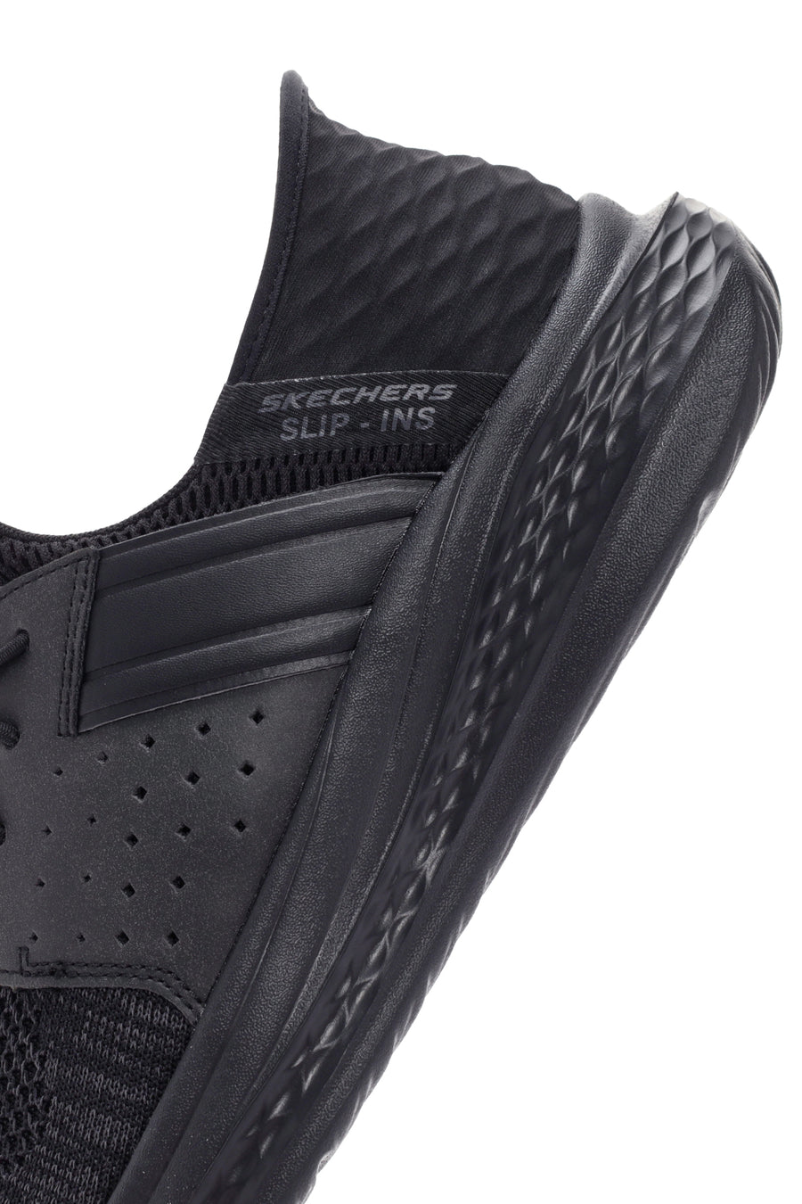 Skechers Erkek Siyah Slade - Ocon Bağcıklı Spor Sneaker