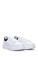 Men's White Thick Soled Sneaker | Derimod