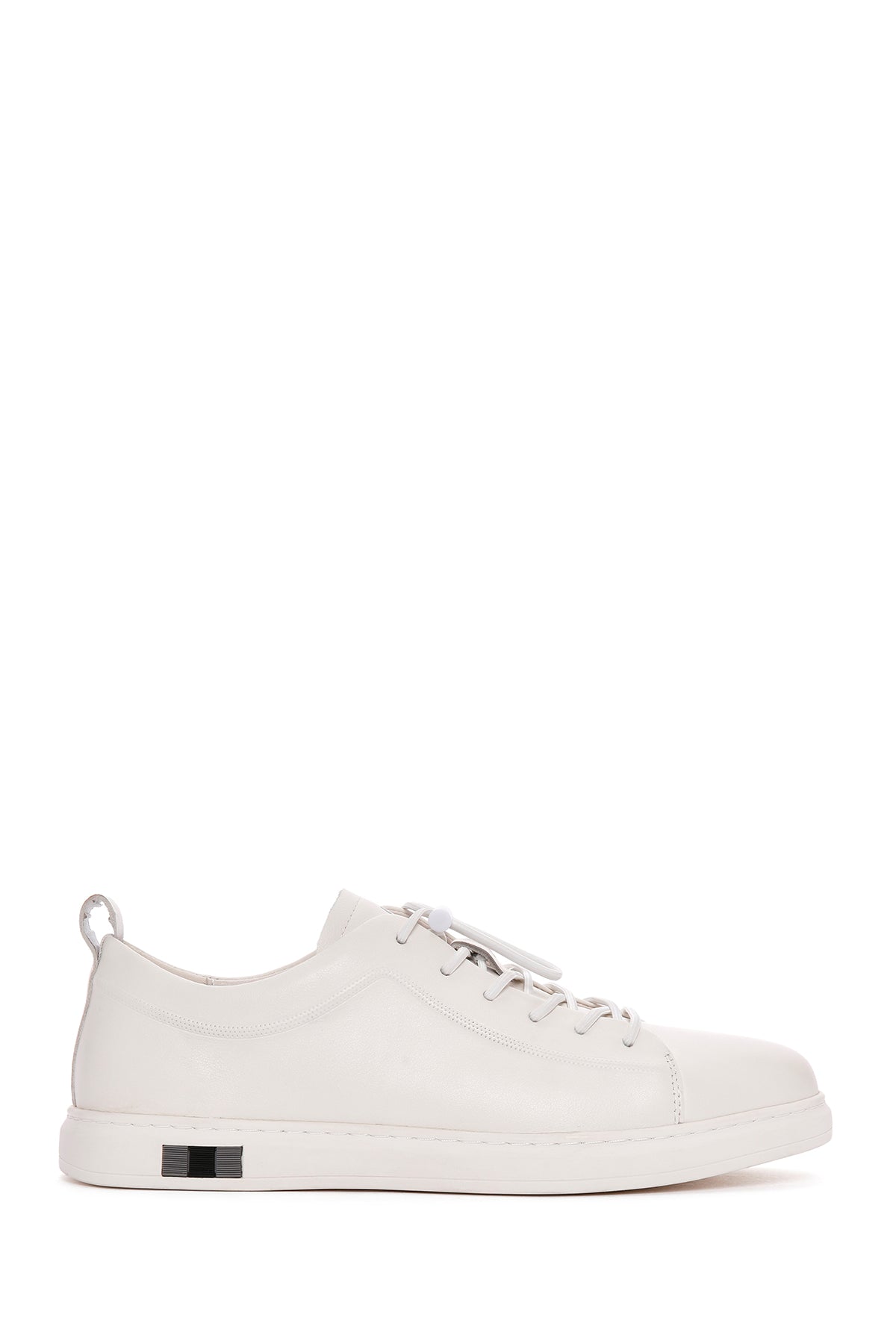 Men's White Lace-up Leather Sneaker 24SFD691918 | Derimod