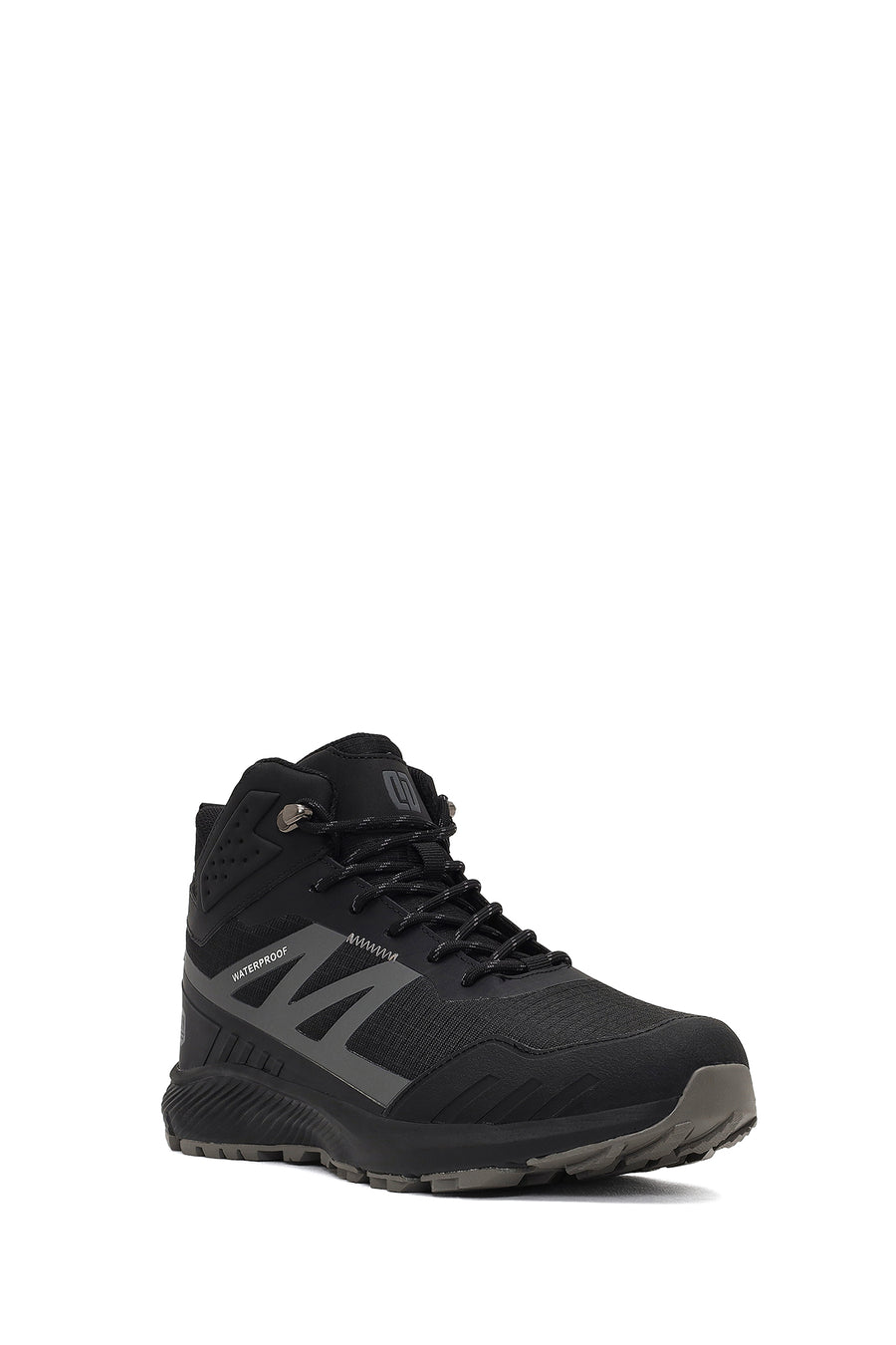 Derimod Dry Men's Black Lace-Up Thick-Soled Outdoor Boot