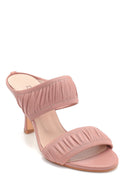 Kadın Deri Topuklu Terlik | Derimod