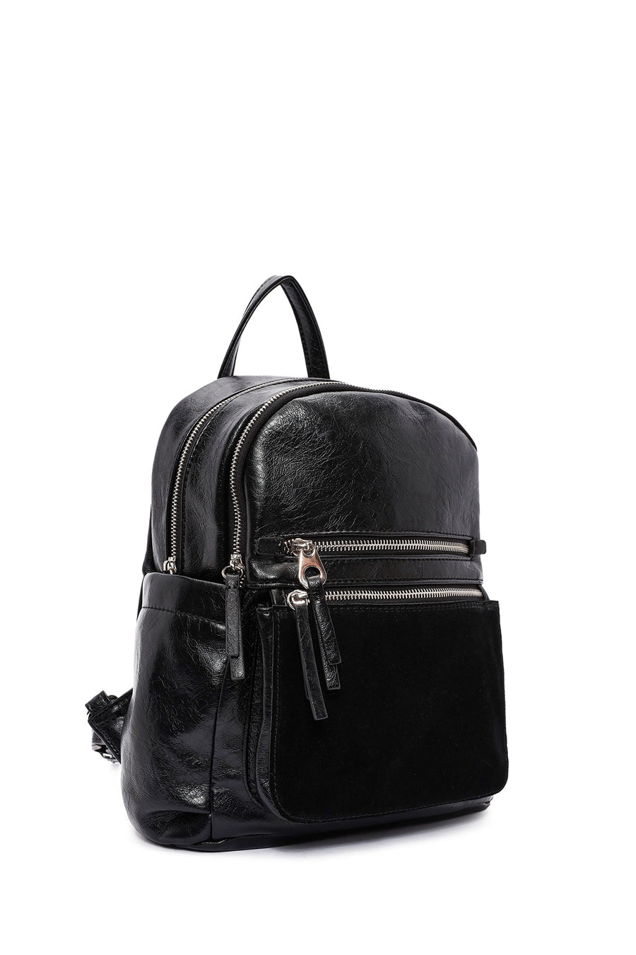 Women's Black Casual Backpack