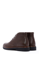 Men's Brown Leather Casual Boots | Derimod