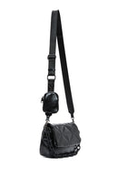 Women's Black Long Strap Quilted Crossbody Bag | Derimod