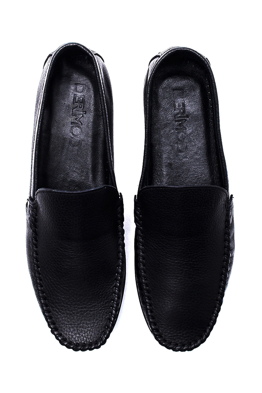 Erkek Siyah Deri Casual Loafer