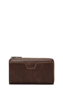 Men's Brown Leather Handbag | Derimod