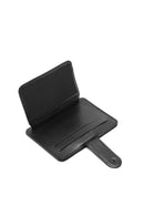 Men's Black Leather Card Holder | Derimod