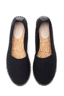 Kadın Siyah Hasır Taban Espadril | Derimod