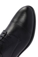 Men's Black Laced Leather Classic Shoes | Derimod