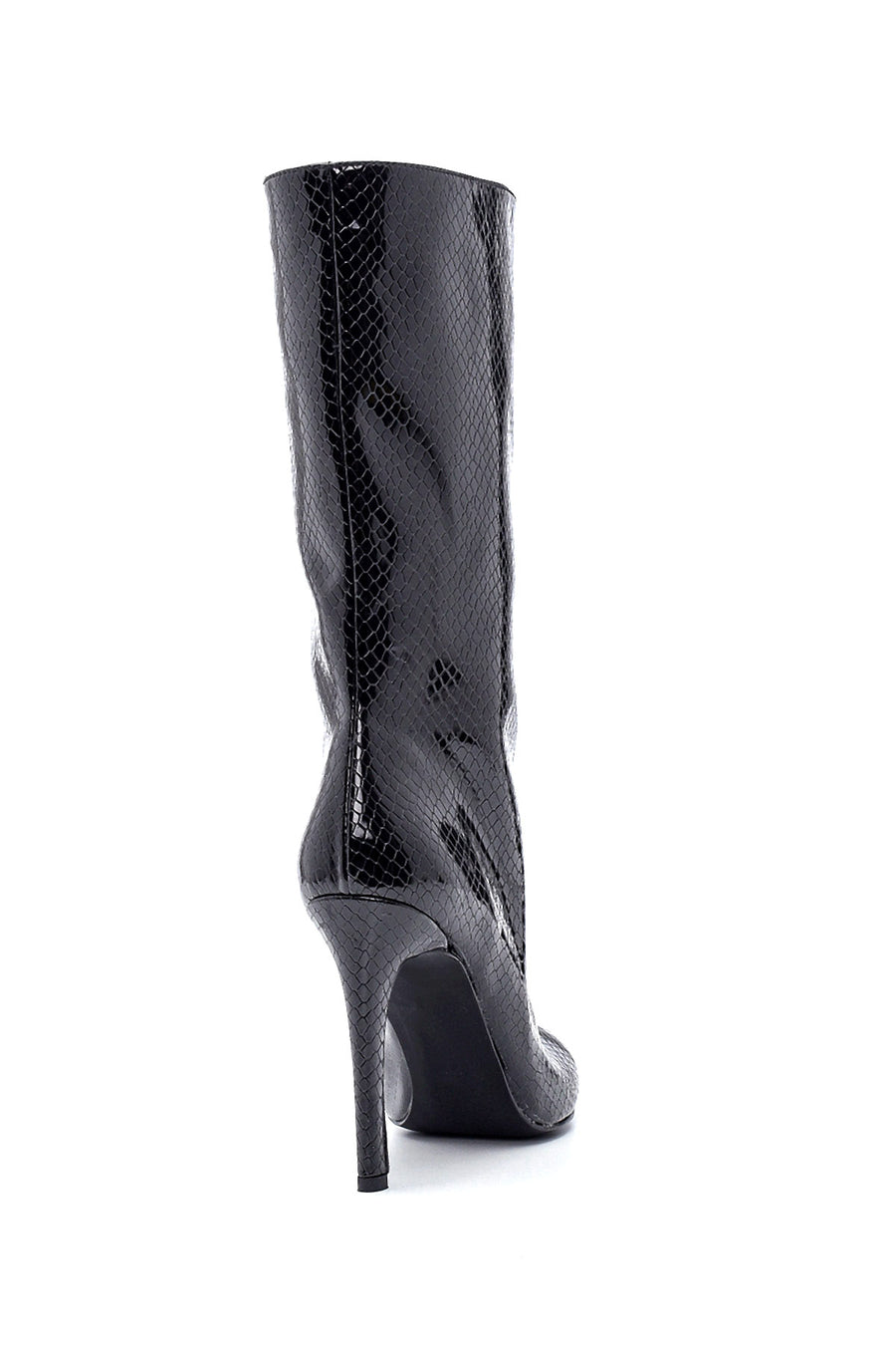 Women's Snake Patterned Derimod X Whenever Company Heeled Boots