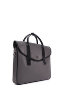 Women's Gray Long Strap Briefcase | Derimod