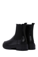 Women's Black Zipper Detail Chelsea Boots | Derimod