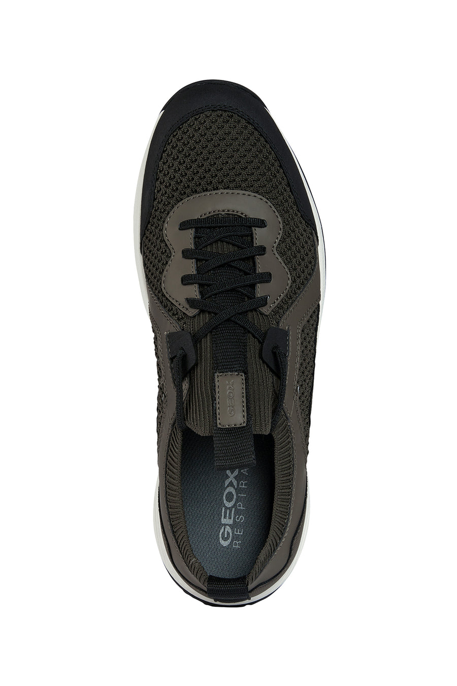 Geox Erkek Yeşil Deri Detaylı  U Terrestre Sneaker