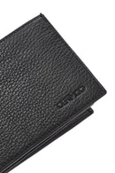 Men's Black Leather Wallet | Derimod