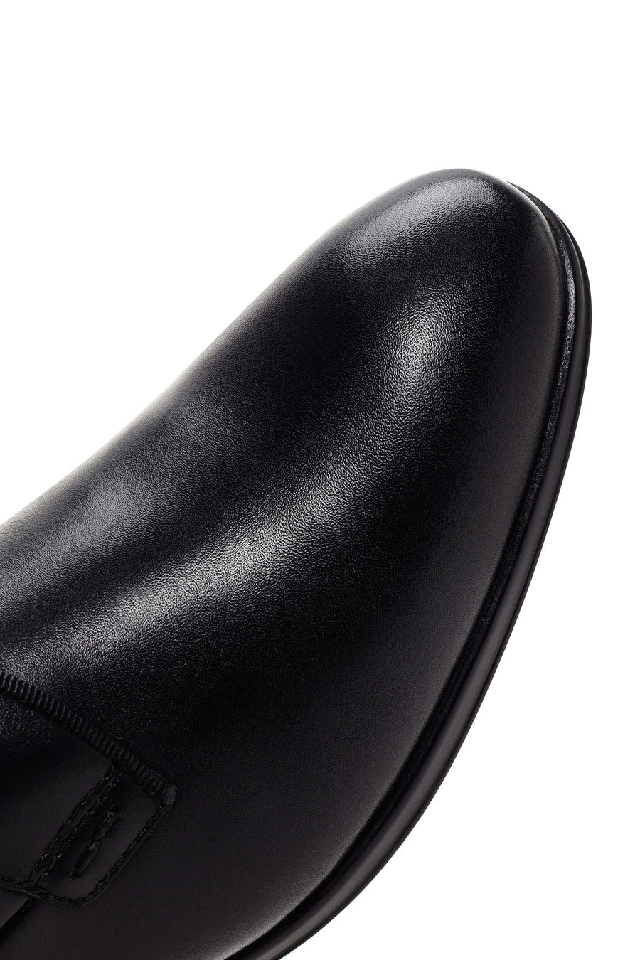 Men's Black Laced Leather Classic Shoes