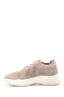 Kadın Bej Delikli Sneaker | Derimod