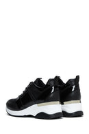 Women's Black Thick Soled Sneaker | Derimod