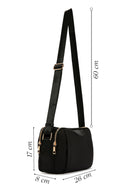 Women's Black Long Strap Crossbody Bag | Derimod