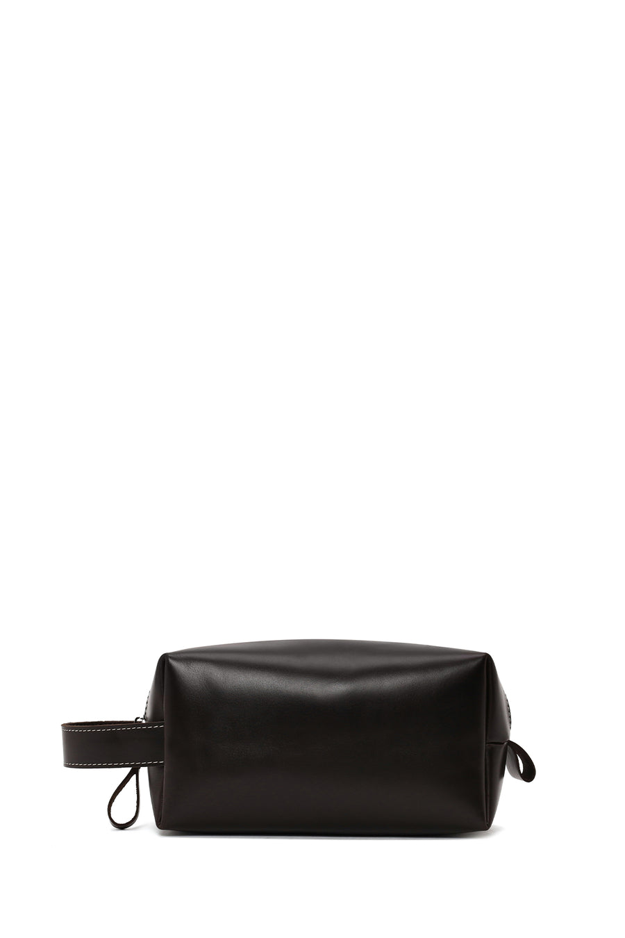 Male Dark Brown Leather Handbag NB720001DV | Derimod