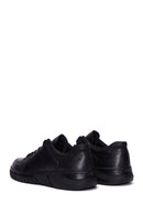 Men's Black Leather Casual Sneaker | Derimod