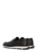 Men's Black Leather Casual Loafer | Derimod