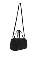 Woman Black Long-Strap Printed Shoulder Bag | Derimod