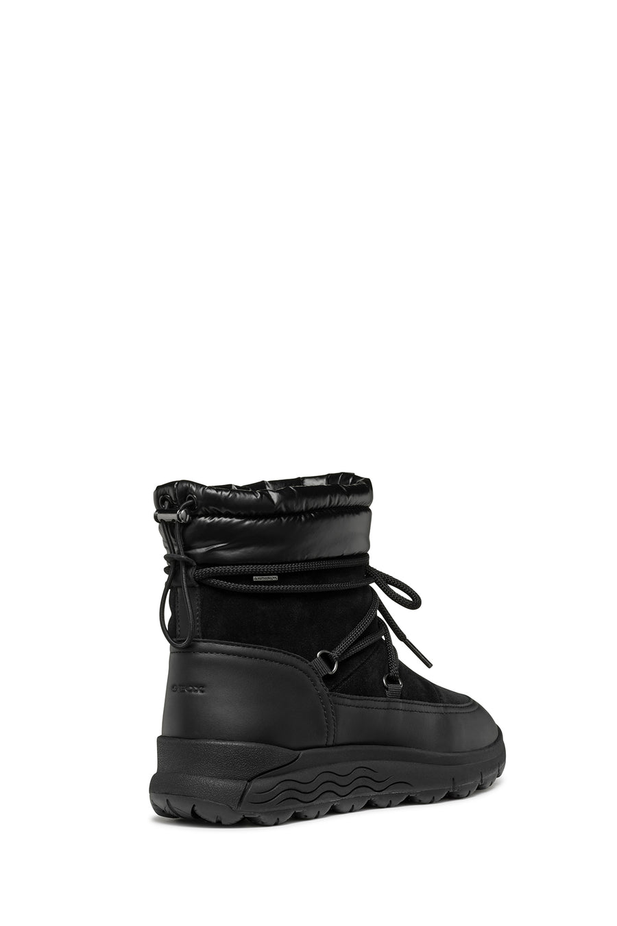 Geox Women's Black Spherica 4x4 Abx Waterproof Leather Outdoor Boots