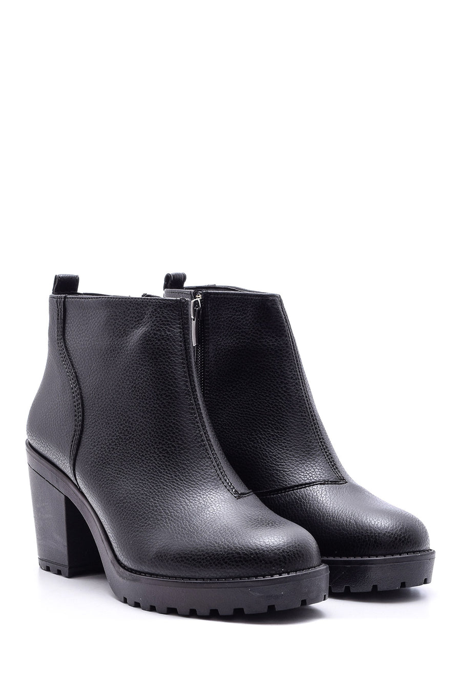 Women's Leather Heeled Boots
