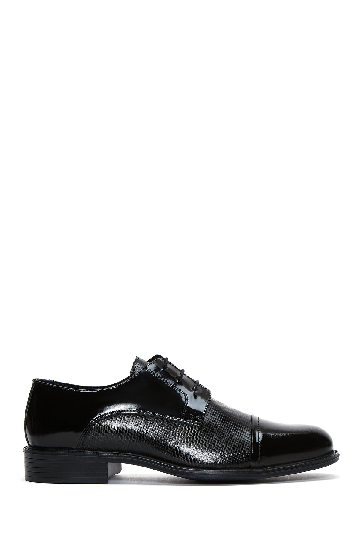 Men's Leather Patent Leather Classic Shoes 22WFD652216 | Derimod