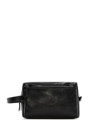 Men's Black Leather Handbag | Derimod