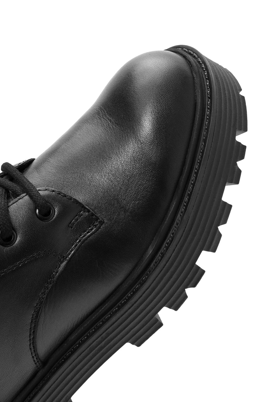 Men's Black Zippered Leather Casual Boots